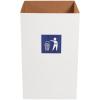 imageAVIDITI Cardboard Trash Cans and Recycling Bins 40 Gallon 18quotL x 18quotW x 30quotH 10Pack Reusable or Disposable Pop Up Garbage Boxes for Parties Outdoor Events Heavy Duty Plain50 Gallon