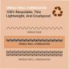imageAVIDITI Cardboard Trash Cans and Recycling Bins 40 Gallon 18quotL x 18quotW x 30quotH 10Pack Reusable or Disposable Pop Up Garbage Boxes for Parties Outdoor Events Heavy Duty Plain40 Gallon