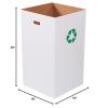 imageAVIDITI Cardboard Trash Cans and Recycling Bins 40 Gallon 18quotL x 18quotW x 30quotH 10Pack Reusable or Disposable Pop Up Garbage Boxes for Parties Outdoor Events Heavy Duty Plain50 Gallon