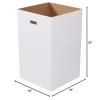 imageAVIDITI Cardboard Trash Cans and Recycling Bins 40 Gallon 18quotL x 18quotW x 30quotH 10Pack Reusable or Disposable Pop Up Garbage Boxes for Parties Outdoor Events Heavy Duty Plain40 Gallon