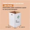 imageAVIDITI Cardboard Trash Cans and Recycling Bins 40 Gallon 18quotL x 18quotW x 30quotH 10Pack Reusable or Disposable Pop Up Garbage Boxes for Parties Outdoor Events Heavy Duty Plain40 Gallon