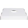imageAVIDITI Cardboard Trash Cans and Recycling Bins 40 Gallon 18quotL x 18quotW x 30quotH 10Pack Reusable or Disposable Pop Up Garbage Boxes for Parties Outdoor Events Heavy Duty PlainTrash Can Lid