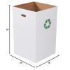 imageAVIDITI Cardboard Trash Cans and Recycling Bins 40 Gallon 18quotL x 18quotW x 30quotH 10Pack Reusable or Disposable Pop Up Garbage Boxes for Parties Outdoor Events Heavy Duty Plain40 Gallon
