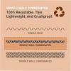 imageAVIDITI Cardboard Trash Cans and Recycling Bins 40 Gallon 18quotL x 18quotW x 30quotH 10Pack Reusable or Disposable Pop Up Garbage Boxes for Parties Outdoor Events Heavy Duty Plain40 Gallon