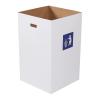 imageAVIDITI Cardboard Trash Cans and Recycling Bins 40 Gallon 18quotL x 18quotW x 30quotH 10Pack Reusable or Disposable Pop Up Garbage Boxes for Parties Outdoor Events Heavy Duty Plain40 Gallon
