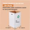 imageAVIDITI Cardboard Trash Cans and Recycling Bins 40 Gallon 18quotL x 18quotW x 30quotH 10Pack Reusable or Disposable Pop Up Garbage Boxes for Parties Outdoor Events Heavy Duty Plain50 Gallon
