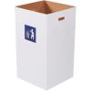 imageAVIDITI Cardboard Trash Cans and Recycling Bins 40 Gallon 18quotL x 18quotW x 30quotH 10Pack Reusable or Disposable Pop Up Garbage Boxes for Parties Outdoor Events Heavy Duty Plain50 Gallon