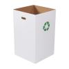 imageAVIDITI Cardboard Trash Cans and Recycling Bins 40 Gallon 18quotL x 18quotW x 30quotH 10Pack Reusable or Disposable Pop Up Garbage Boxes for Parties Outdoor Events Heavy Duty Plain40 Gallon