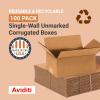 imageAVIDITI Small Shipping Boxes 9quotL x 6quotW x 4quotH 100Pack Heavy Duty Corrugated Cardboard Boxes for Packing Moving ampamp Storage Strong Wholesale Bulk Boxes for Home or Business9x6x4 Pack of 100