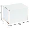 imageAVIDITI White Shipping Boxes 145quot x 75quot x 5quot 25Pack Foldable ampamp CrushProof  Corrugated Cardboard Mailing Boxes for Shipping Mailers Moving Packing Small Business Ideal to Use as Gift Box6x45x5 50Pack