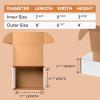 imageAVIDITI White Shipping Boxes 145quot x 75quot x 5quot 25Pack Foldable ampamp CrushProof  Corrugated Cardboard Mailing Boxes for Shipping Mailers Moving Packing Small Business Ideal to Use as Gift Box8x55x4 50Pack
