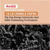 imageAviditi Crinkle Cut Paper Shred Filler Kraft 1 Case of 10 Lbs for Gift Wrapping Holidays Craft DIYs Basket Filling and DecorationBlack