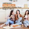 imageAviditi Medium Pizza Boxes 12 Inch  12quot L x 12quot W x 2quot H White 50Pack Extra Strong Quick Assembly Cardboard Boxes for Pizza Pizza Party Supplies Heavy Duty Food Storage Takeout Container16 inch
