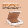 imageAviditi Medium Pizza Boxes 12 Inch  12quot L x 12quot W x 2quot H White 50Pack Extra Strong Quick Assembly Cardboard Boxes for Pizza Pizza Party Supplies Heavy Duty Food Storage Takeout Container12 inch
