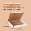 imageAviditi Medium Pizza Boxes 12 Inch  12quot L x 12quot W x 2quot H White 50Pack Extra Strong Quick Assembly Cardboard Boxes for Pizza Pizza Party Supplies Heavy Duty Food Storage Takeout Container14 inch