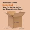 imageAviditi Shipping Boxes Small 12quotL x 12quotW x 12quotH 25Pack  Corrugated Cardboard Box for Packing Moving and Storage10x10x10