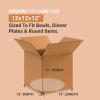 imageAviditi Shipping Boxes Small 12quotL x 12quotW x 12quotH 25Pack  Corrugated Cardboard Box for Packing Moving and Storage12x12x12