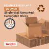 imageAviditi Shipping Boxes Small 12quotL x 12quotW x 12quotH 25Pack  Corrugated Cardboard Box for Packing Moving and Storage12x12x12 Cost Saver