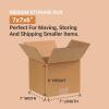 imageAviditi Shipping Boxes Small 12quotL x 12quotW x 12quotH 25Pack  Corrugated Cardboard Box for Packing Moving and Storage7x7x6