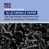 imageBOX USA 10 lb Kraft Crinkle Paper Packing Shipping and Moving Box Filler Shredded Paper for Box Package Basket Stuffing Bag Gift Wrapping Holidays Crafts and DecorationBlack
