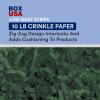 imageBOX USA 10 lb Kraft Crinkle Paper Packing Shipping and Moving Box Filler Shredded Paper for Box Package Basket Stuffing Bag Gift Wrapping Holidays Crafts and DecorationForest Green