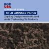 imageBOX USA 10 lb Kraft Crinkle Paper Packing Shipping and Moving Box Filler Shredded Paper for Box Package Basket Stuffing Bag Gift Wrapping Holidays Crafts and DecorationChocolate