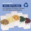 imageBOX USA 10 lb Kraft Crinkle Paper Packing Shipping and Moving Box Filler Shredded Paper for Box Package Basket Stuffing Bag Gift Wrapping Holidays Crafts and DecorationBurgundy