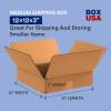 imageBOX USA 12 x 12 x 3 Corrugated Cardboard Boxes Flat 12quotL x 12quotW x 3quotH Pack of 25  Shipping Packaging Moving Storage Box for Home or Business Strong Wholesale Bulk Boxes