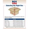 imageBOX USA 14quotL x 8quotW x 4quotH Corrugated Cardboard Boxes Pack of 25  Brown Reusable Recyclable Made in USA14x8x4 25Pack