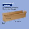 imageBOX USA 34x10x6 Long Corrugated Boxes Long 34L x 10W x 6H Pack of 10  Shipping Packaging Moving Storage Box for Home or Business Strong Wholesale Bulk Boxes24 x 4 x 4