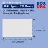 imageBOX USA Newsprint Packing Paper Sheets 80 Sheets 2 lbs PreCut 27quot x 17quot Large Packing Paper Sheets for Moving Shipping ampamp Storage Perfect Moving Supplies17x27  720 Sheets