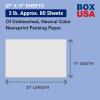 imageBOX USA Newsprint Packing Paper Sheets 80 Sheets 2 lbs PreCut 27quot x 17quot Large Packing Paper Sheets for Moving Shipping ampamp Storage Perfect Moving Supplies17x27  80 Sheets