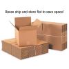 imageBOX USA Shipping Boxes Flat 16quotL x 16quotW x 6quotH 25Pack  Corrugated Cardboard Box for Packing Moving and Storage10x6x3