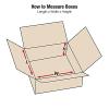 imageBOX USA Shipping Boxes Flat 16quotL x 16quotW x 6quotH 25Pack  Corrugated Cardboard Box for Packing Moving and Storage10x6x3