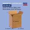 imageBOX USA Shipping Boxes Small 12quotL x 12quotW x 12quotH 25Pack  Corrugated Cardboard Box for Packing Moving and Storage13x10x15 25Pack