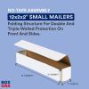 imageBOX USA Shipping Boxes Small 12quotL x 4quotW x 4quotH 50Pack  Corrugated Cardboard Box Mailer for Packing Moving and Storage 124412x2x2