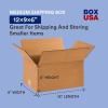 imageBOX USA Shipping Boxes Small 12quotL x 9quotW x 6quotH 25Pack  Corrugated Cardboard Box for Packing Moving and Storage12x9x6 100Pack