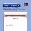 imageBOX USA StayFlat Mailer 1275quotL x 15quotW Pack of 100  Stayflats Envelope Keeping Photo Document Artwork Protected During Mailing and Shipping 1275x1511 x 13 12