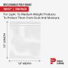 imageClear 10quot x 12quot Reclosable Poly Mailer Bags 2 Mil Thick 200Pack  Plastic Resealable Polybags for Shipping Mailing Packaging ampamp Storage  Large Reclosable Plastic Bags10x12 200Pack
