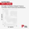 imageClear 12quot x 15quot Flat Poly Mailer Bags 1 Mil Thick 200Pack  Plastic Flat Polybags for Shipping Mailing Packaging ampamp Storage  Large Poly Mailers10x12 200Pack