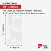 imageClear 4quot x 5quot Flat Poly Mailer Bags 1 Mil Thick 200Pack  Plastic Flat Polybags for Shipping Mailing Packaging ampamp Storage  Small Poly Bags4x8 200Pack