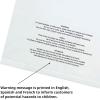 imageClear Resealable Poly Bags with Suffocation Warning 400 Pack  4 Sizes 4x6 5x7 6x9 8x10  SelfSeal Plastic Sleeves for Packaging Shipping Clothing ampamp Small Business  by Poly LogicCombo 400Pack