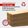 imagePARTNERS BRAND 14 x 14 x 14 Corrugated Cardboard Boxes Medium 14quotL x 14quotW x 14quotH Pack of 25  Shipping Packaging Moving Storage Box for Home or Business Strong Wholesale Bulk Boxes