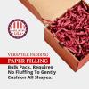 imagePartners Brand 10 lb Royal Blue Crinkle Paper Packing Shipping and Moving Box Filler Shredded Paper for Box Package Basket Stuffing Bag Gift Wrapping Holidays Crafts and DecorationRed
