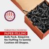 imagePartners Brand 10 lb Royal Blue Crinkle Paper Packing Shipping and Moving Box Filler Shredded Paper for Box Package Basket Stuffing Bag Gift Wrapping Holidays Crafts and DecorationBlack