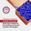 imagePartners Brand 10 lb Royal Blue Crinkle Paper Packing Shipping and Moving Box Filler Shredded Paper for Box Package Basket Stuffing Bag Gift Wrapping Holidays Crafts and DecorationBlue
