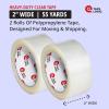 imageTAPE LOGIC 2quot x 55 yds Acrylic Packing Tape 26 Mil Clear 12Pack Heavy Duty Packing Tape Rolls for Sealing Boxes at Home Warehouse ampamp Office Supplies for Packaging Shipping Moving2 x 55 yds 2 Rolls