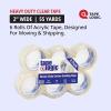 imageTAPE LOGIC 2quot x 55 yds Acrylic Packing Tape 26 Mil Clear 12Pack Heavy Duty Packing Tape Rolls for Sealing Boxes at Home Warehouse ampamp Office Supplies for Packaging Shipping Moving2 x 55 yds 6 Pack