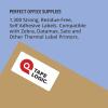 imageTAPE LOGIC Fanfold Thermal Transfer Labels 2quotx1quot White 40800pk Self Adhesive All Purpose Blank Sticker Label for Thermal Printer 8 Rolls of 5100 Office Supplies for Address Shipping ampamp Mailing2x1 1 300 Labels