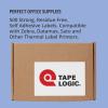 imageTAPE LOGIC Fanfold Thermal Transfer Labels 2quotx1quot White 40800pk Self Adhesive All Purpose Blank Sticker Label for Thermal Printer 8 Rolls of 5100 Office Supplies for Address Shipping ampamp Mailing4x6 500 Labels